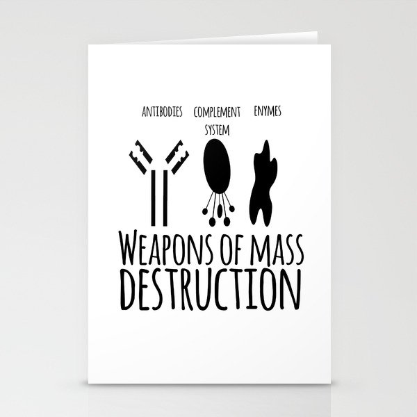 Weapons of mass destruction Stationery Cards