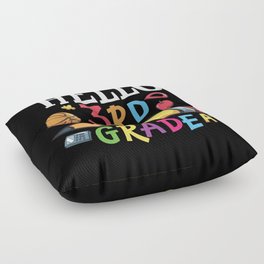 Hello 3rd Grade Back To School Floor Pillow