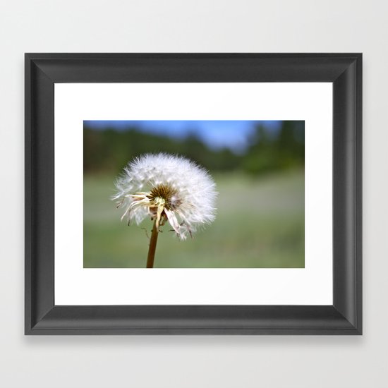 Don't Blow Away Framed Art Print
