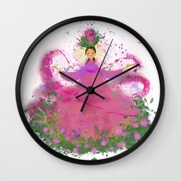 Flower head Wall Clock