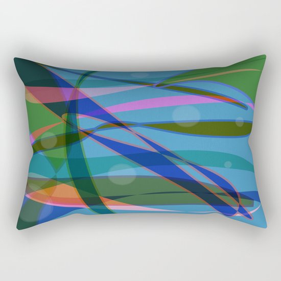 Abstract #355 Rectangular Pillow