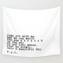 Typewriter Thoughts #1 - s t r e t c h Wall Tapestry