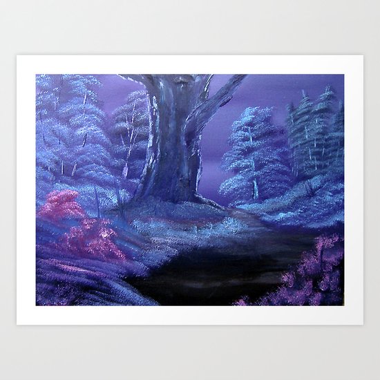 Oriental Oak Art Print