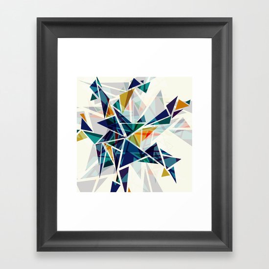Cracked I Framed Art Print
