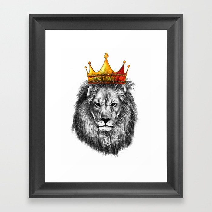 lion king framed art print by markashkenazi