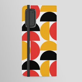 Colorful Semicirles Geometric Pattern Android Wallet Case