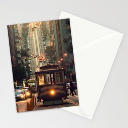 Cable car - San Francisco, CA Stationery Cards