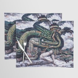 Quetzalcoatl, The Serpent God Placemat