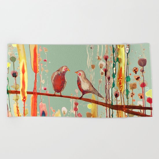 in your eyes Beach Towel