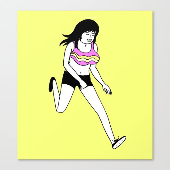 Seasick Sarah had a golden nose Canvas Print