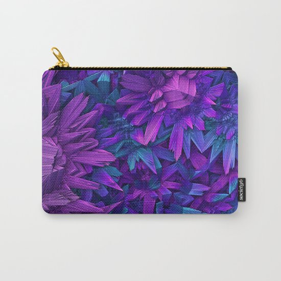 Purple Jungle Carry-All Pouch