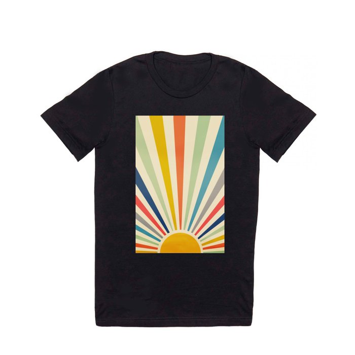 Sun Retro Art III T Shirt