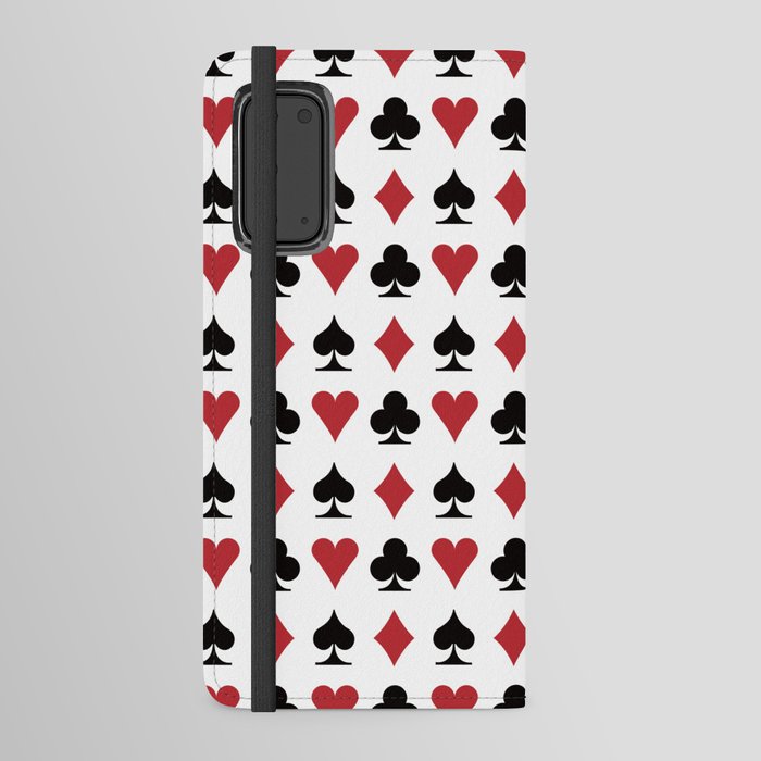 Playing Card Suit Symbols Android Wallet Case