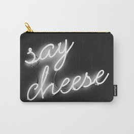 Say Cheese (Black and White) Carry-All Pouch