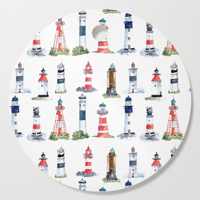 Swedish lighthouses Cutting Board