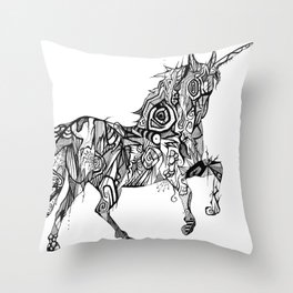 Unicorn. Throw Pillow