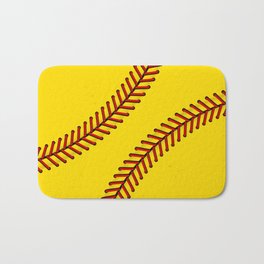 Fast Pitch Softball Badematte | Adult, Slow, League, Camp, Men, Catcher, Yellow, Highschool, National, Women 