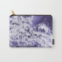 Purple Ocean Waves Carry-All Pouch