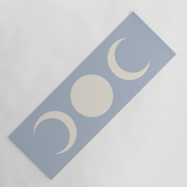 Moon Minimalism - Blue Yoga Mat