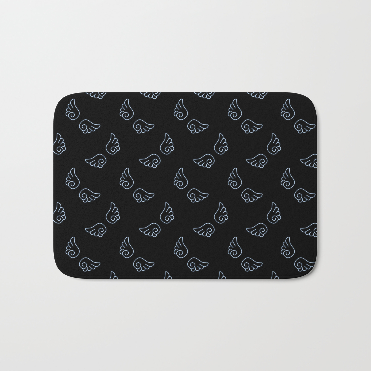 Chibi Angel Wings Bath Mat By Falln Society6 Light and luxuriously soft wings attached to the back plate that will sport elastic fit to the winner's measurements that. society6