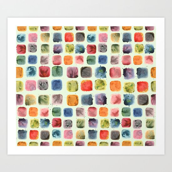 Colors in Suspension Art Print