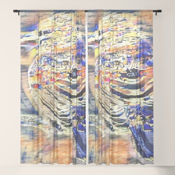 Bird Models House Finch 01 01 Sheer Curtain By