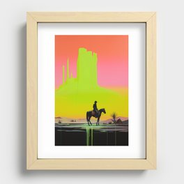 Neon West - Mango Recessed Framed Print