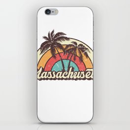 Massachusetts beach city iPhone Skin
