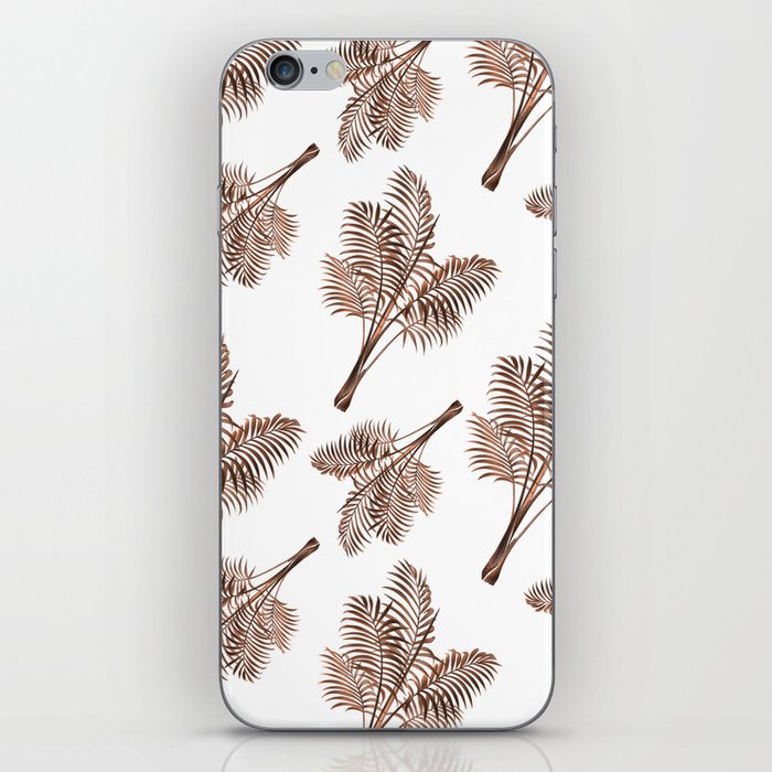 copper palmtrees iPhone Skin