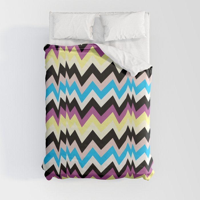 Colorful tension Duvet Cover
