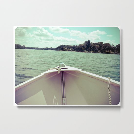 Sometime This Life, I'm Going to Sail Away Metal Print