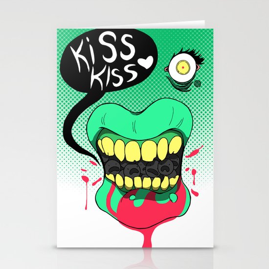 Kiss kiss Stationery Cards