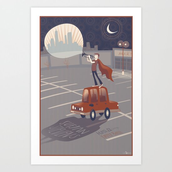 Sufjan Stevens Poster Art Print