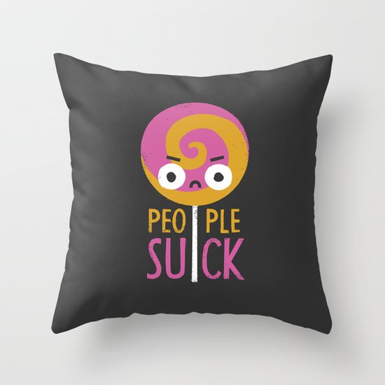 Bitter Sweet Throw Pillow