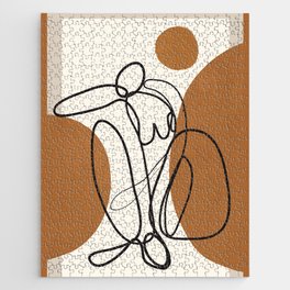 Abstract Line Thought 2 Jigsaw Puzzle