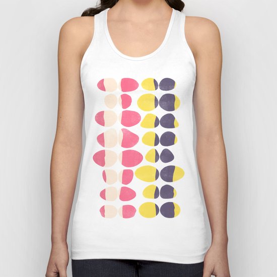 Painted Pebbles 3 Unisex Tank Top