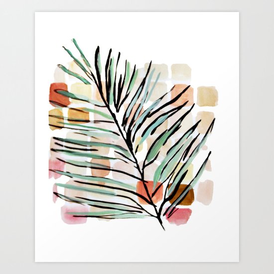 Darling, Through This Way: Under The Leaves Art Print