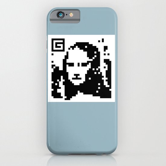 QR- Monalisa iPhone & iPod Case