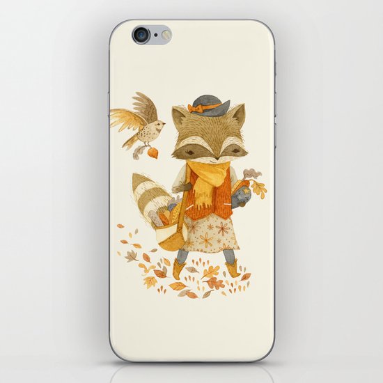 Rebecca the Radish Raccoon iPhone & iPod Skin
