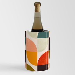 bauhaus mid century geometric shapes 9 Wine Chiller