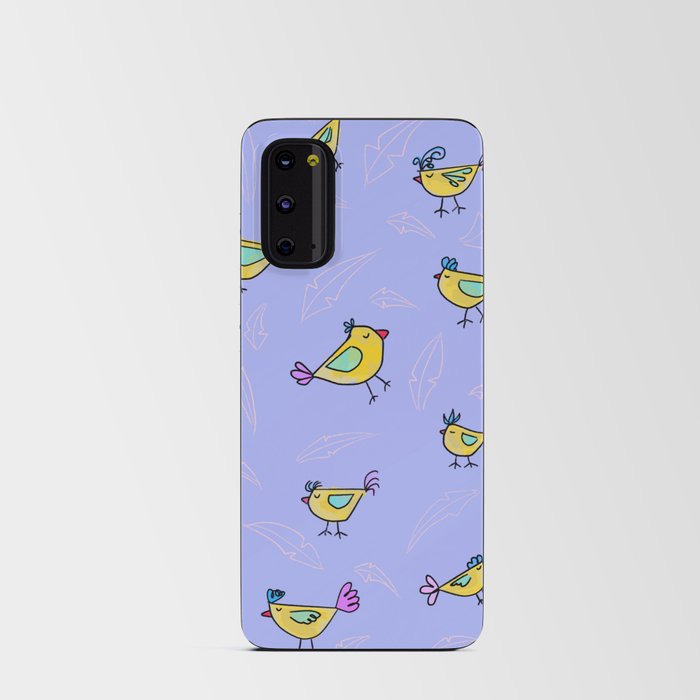 multicolor abstract birds baby Android Card Case