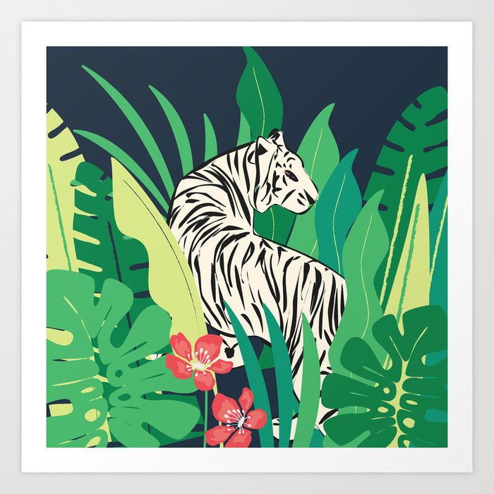 Tiger 013 Art Print