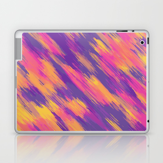 Pink Blue Yellow Orange Drawing And Painting Abstract Background Laptop Ipad Skin By Timla Society6 Blue butterfly, pink background, wall, decoration, colorful, beautiful, 5k. pink blue yellow orange drawing and painting abstract background laptop ipad skin by timla