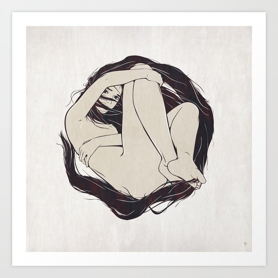 My Simple Figures: The Circle Art Print