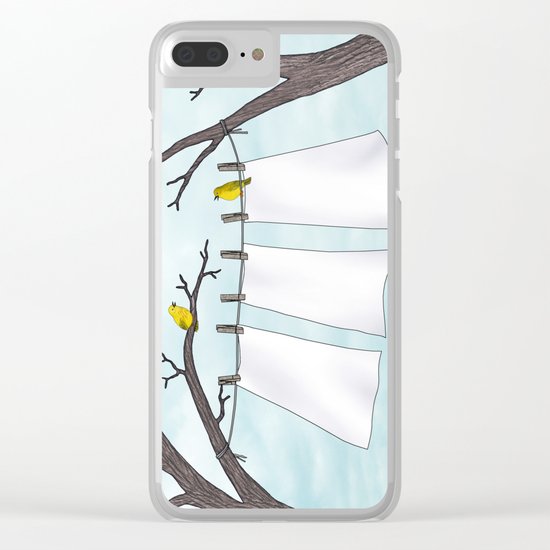 spring clean Clear iPhone Case
