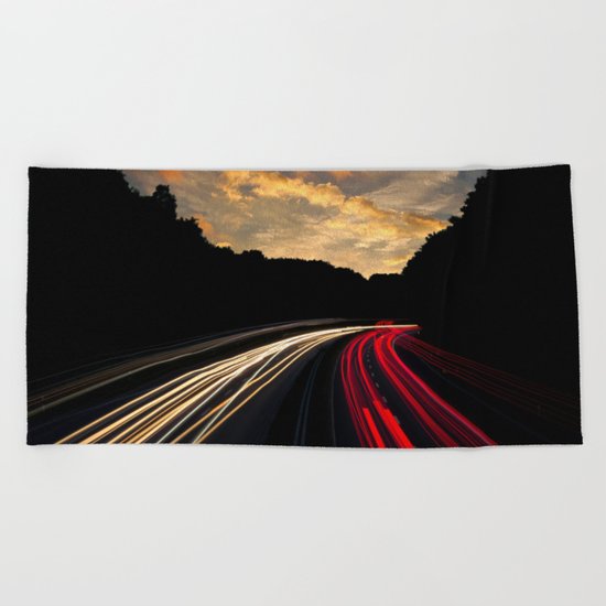 Highway to Adventure Beach Towel