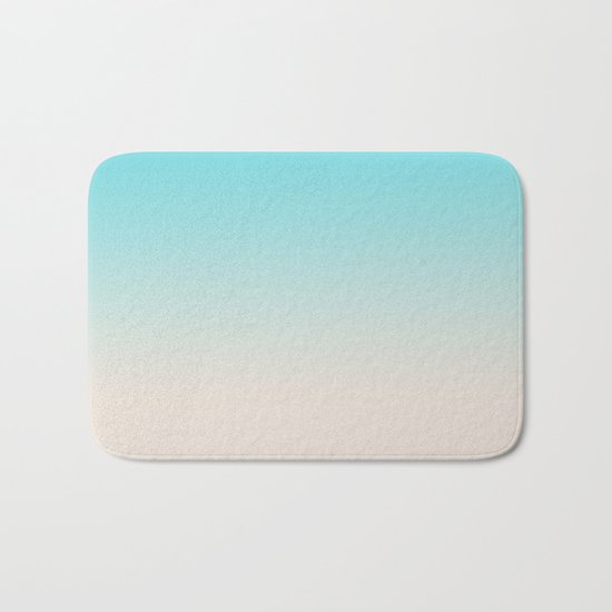 Ombre digital illustration pastel colors 2 Bath Mat
