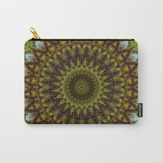 Kaleidoscope No. 6 - Green Carry-All Pouch