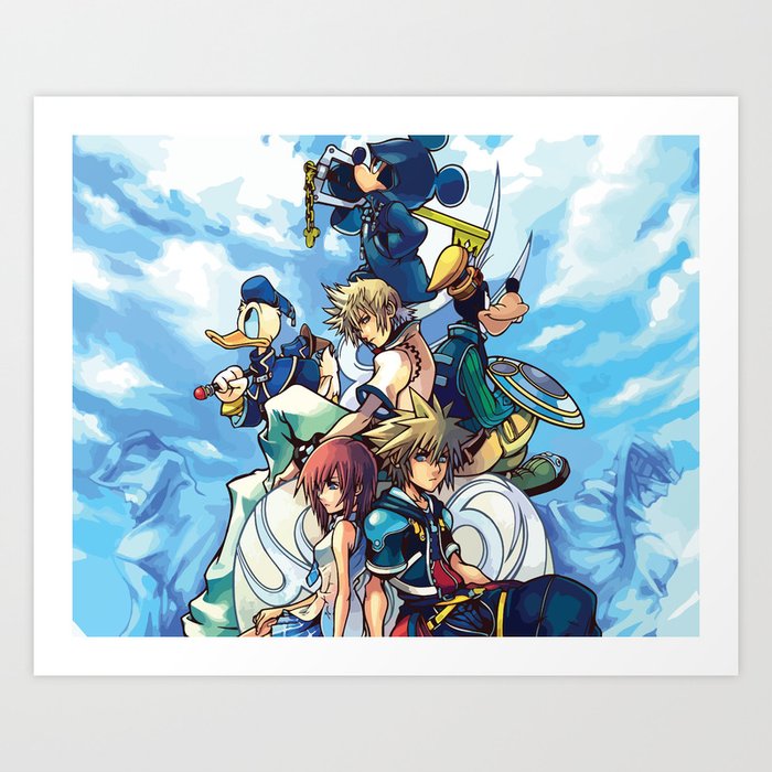 Kingdom Hearts 2 Art Print