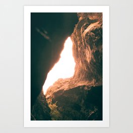 inhale Art Print